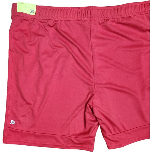 All In Motion Mens XXL Moisture Wicking Quick Dry Red Mesh Shorts Drawstring NWT - Picture 8 of 12